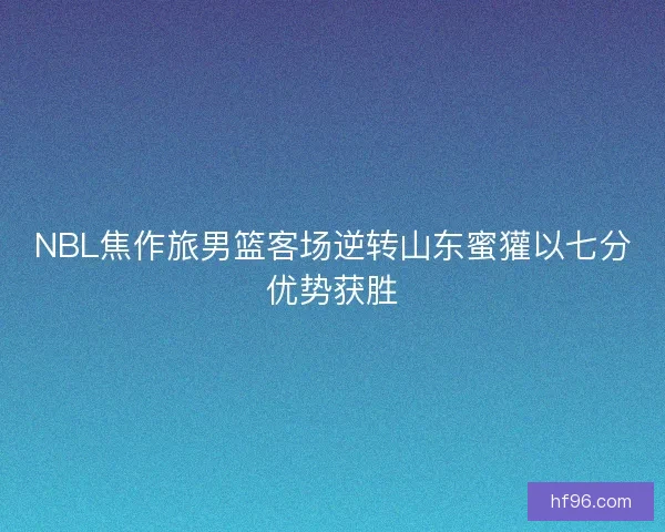 NBL焦作旅男篮客场逆转山东蜜獾以七分优势获胜